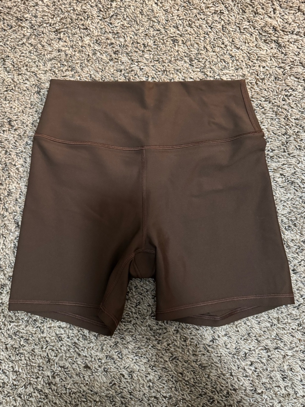Abercrombie & Fitch/YPB Women's Chocolate High-Rise Bike Shorts